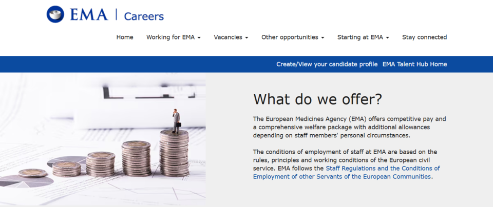 EMA 복리후생 설명 홈페이지