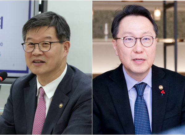 이기일 전 차관(왼쪽)과 박민수 전 차관. 