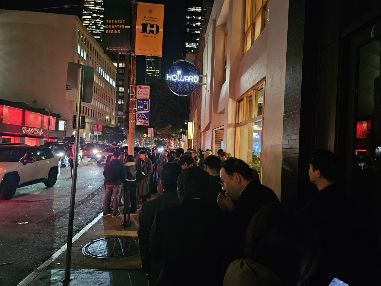 코리아 나이트 행사에 참여하기 위해 참석자들이 줄을 서 있다. / 사진=한국바이오협회 제공