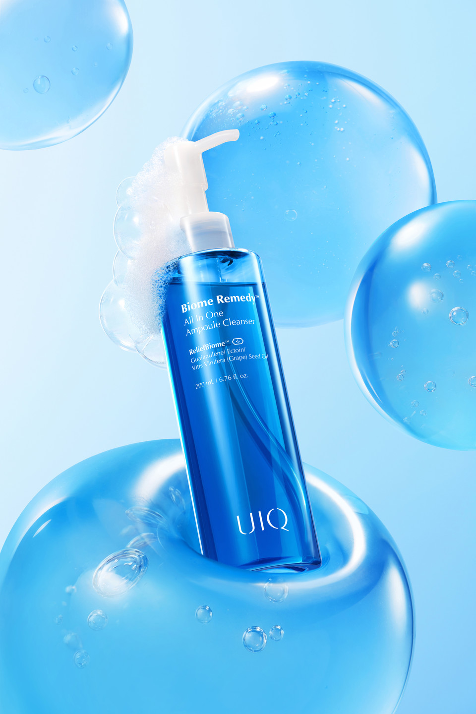 유이크(UIQ) '바이옴 레미디 올인원 앰플클렌저' / 사진=지놈앤컴퍼니 제공